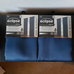 Eclipse Absolute Zero Indigo Blackout Curtains